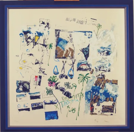 Lithografie Schifano - Dicembre