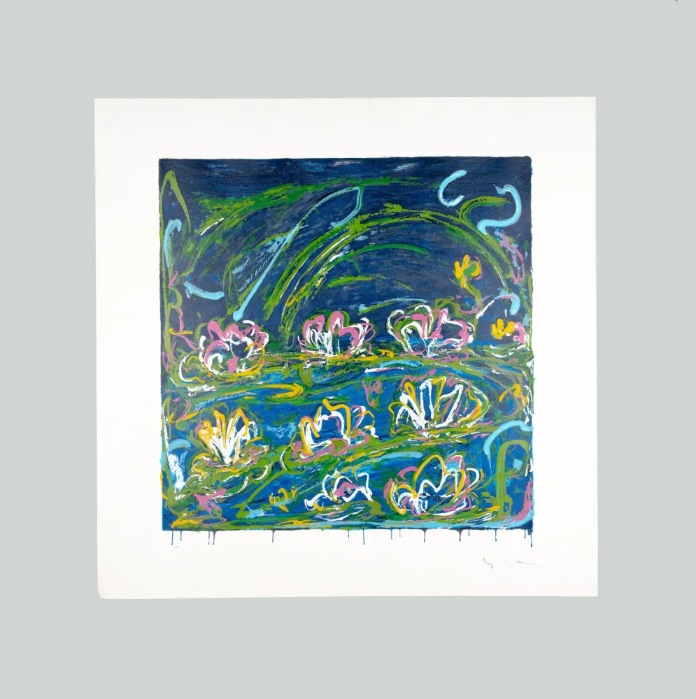 Zeefdruk Schifano - Gigli d'acqua