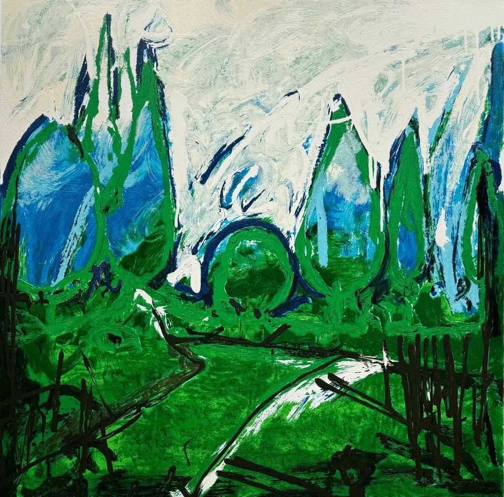 Zeefdruk Schifano - In fondo