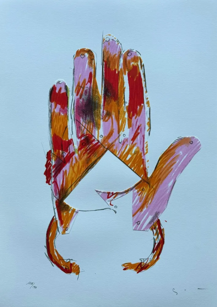 Zeefdruk Schifano - Simbolismo