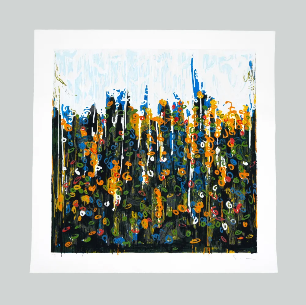 Zeefdruk Schifano - Splendore del floricoltore