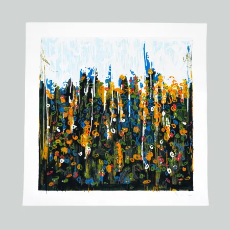 Zeefdruk Schifano - Splendore del floricoltore