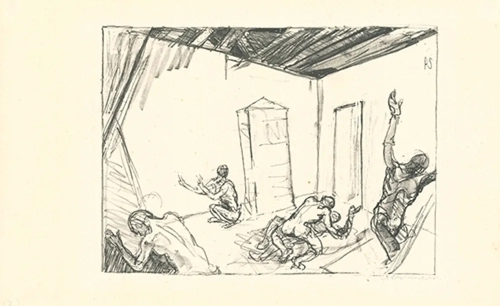 Lithografie Schinnerer - Untitled