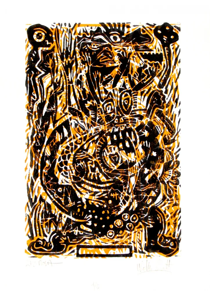 Houtsnede Scott - Avec Mosa