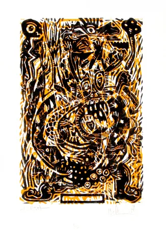 Houtsnede Scott - Avec Mosa