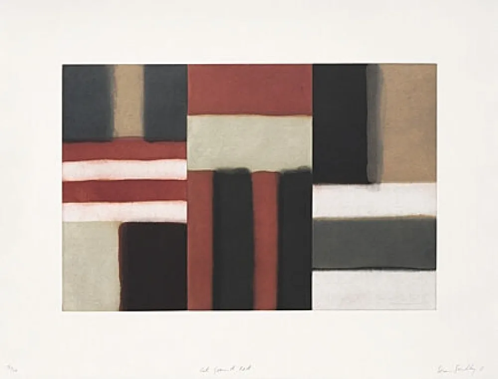 Ets En Aquatint Scully - Cut Ground Read