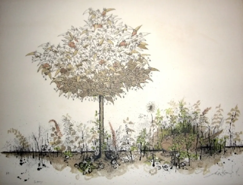 Lithografie Searle - The Stranger