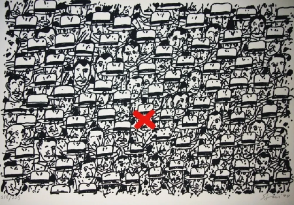 Lithografie Segui - Pour le peuple africain