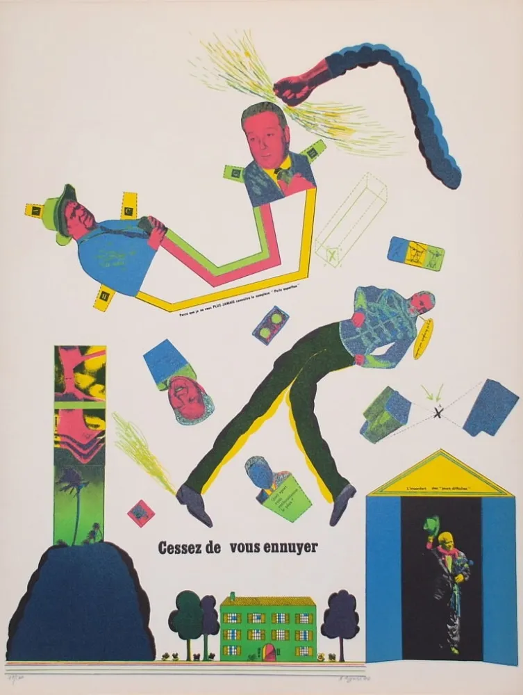 Lithografie Segui - Sans Démagogie