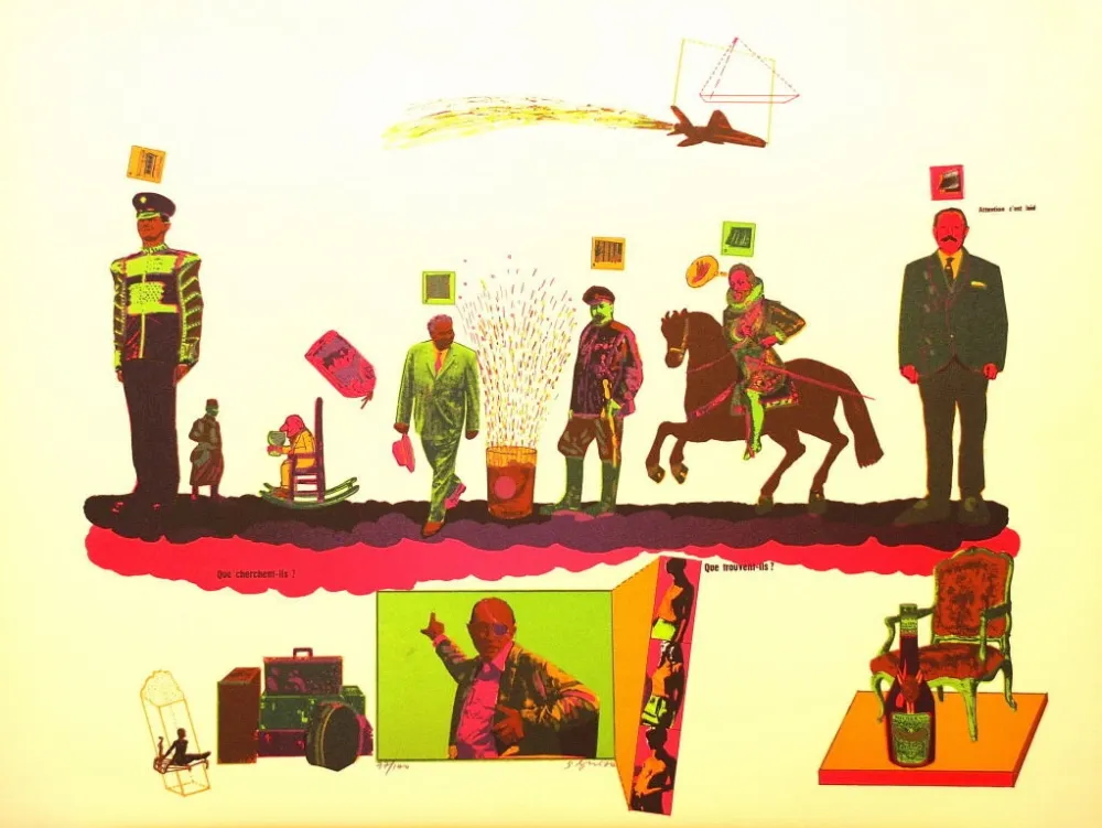 Lithografie Segui - Sans Démagogie