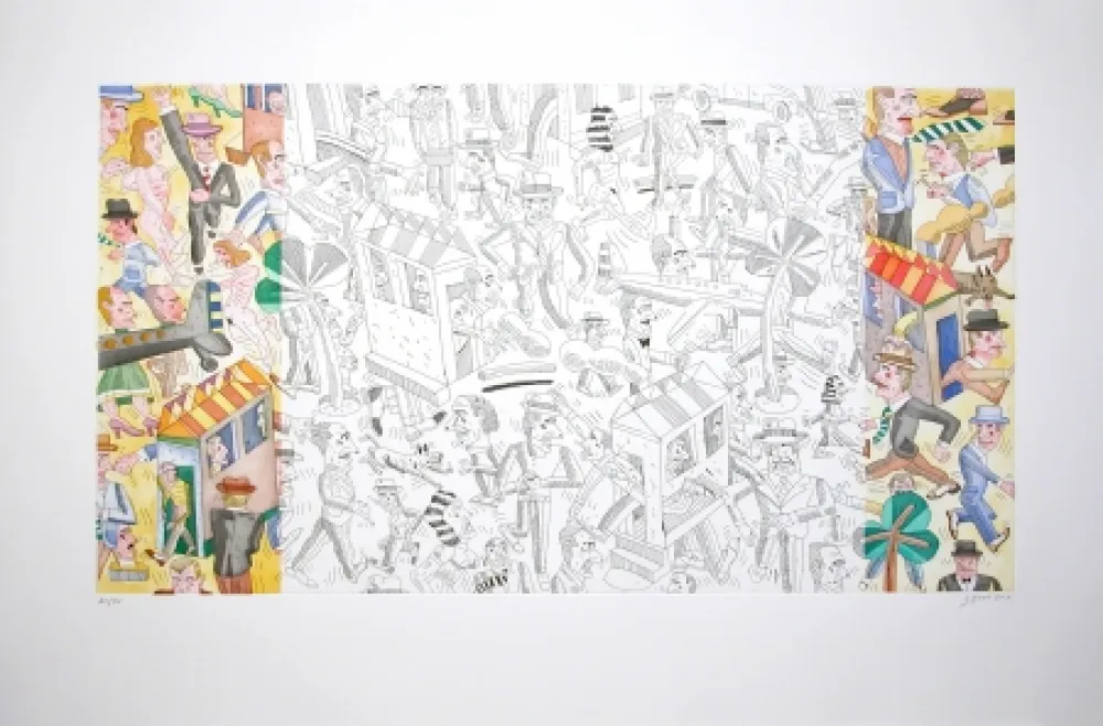 Ets En Aquatint Segui - Touristes égarés