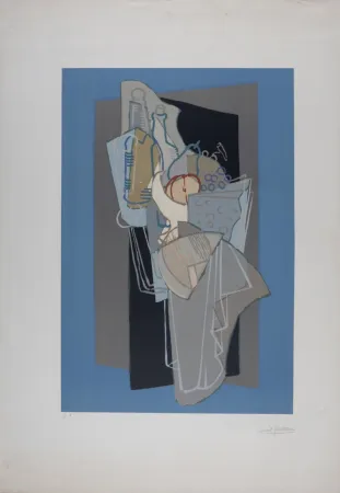 Lithografie Serveau - Nature morte, circa 1963 - Hand-signed