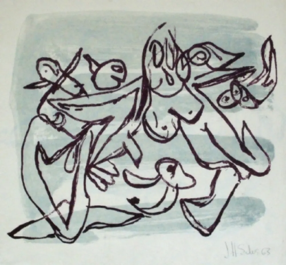 Lithografie Silva - Sans titre 1