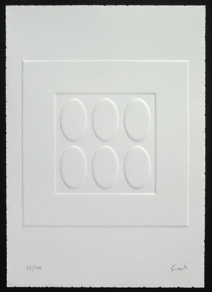 Reliëf Simeti - Luce, monocromo, spazio