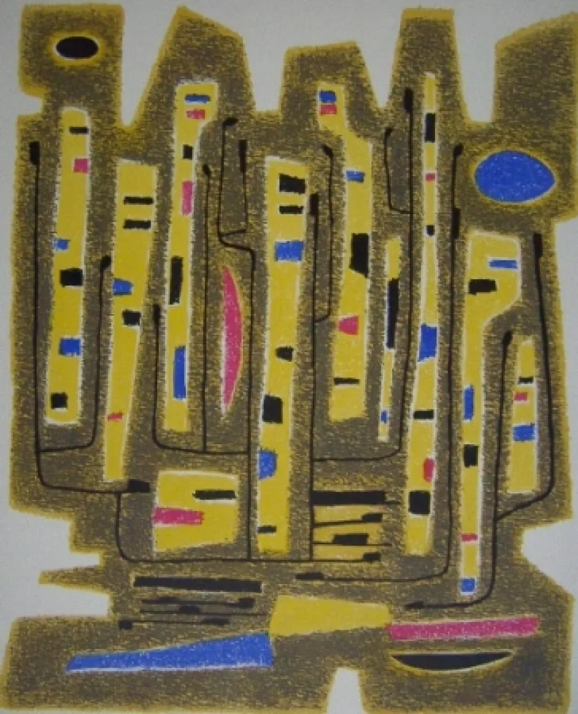 Lithografie Singier - La Patriette de Conzalve