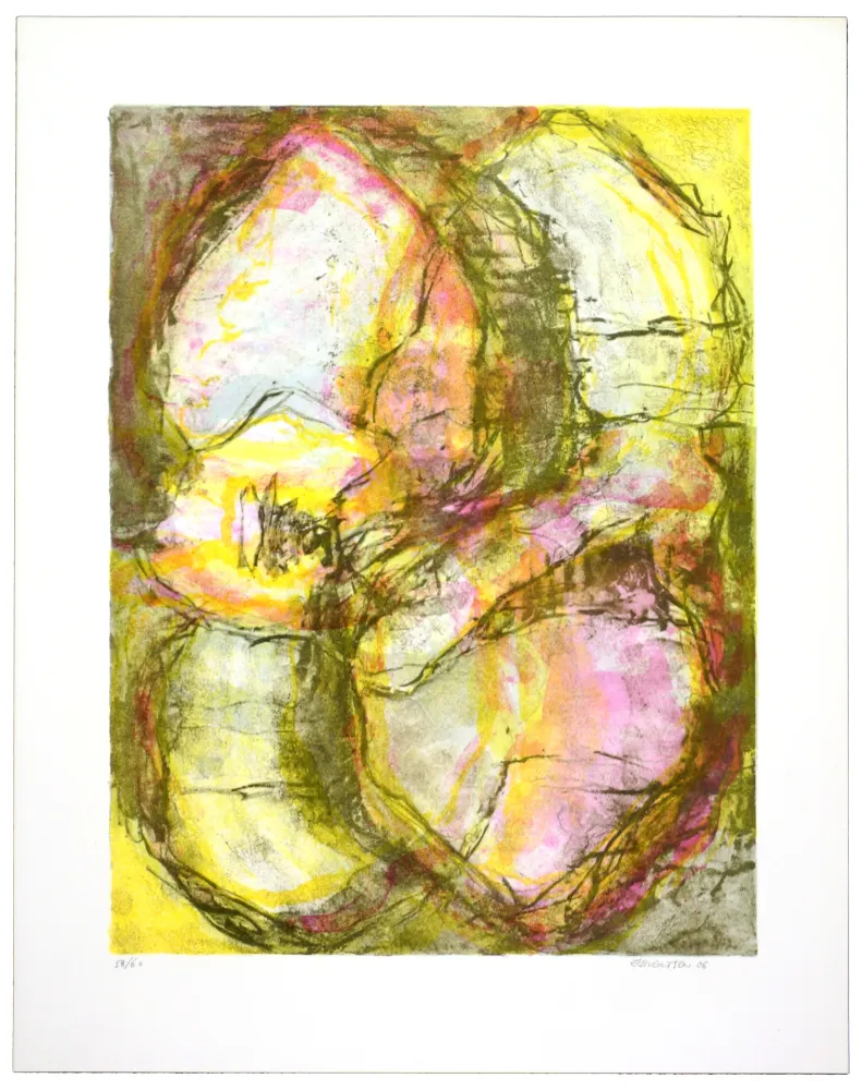 Lithografie Siversten - Rose