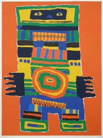 Zeefdruk Soisson - Untitled abstraction