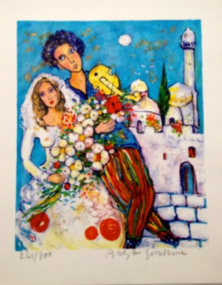 Lithografie Sorkine - Mariage en orient