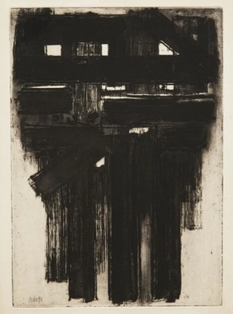 Ets Soulages - Eau-forte n° III