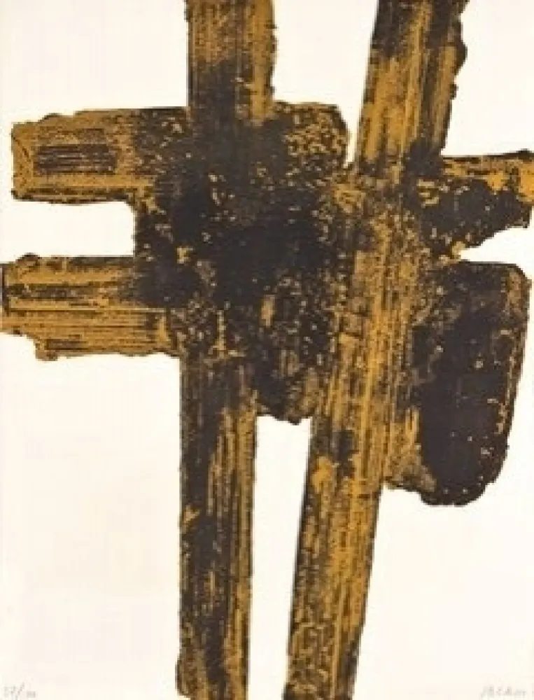 Ets En Aquatint Soulages - Eau forte n°18