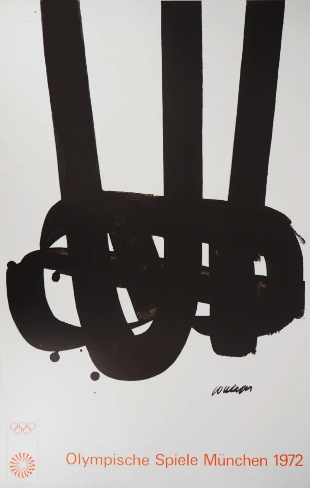 Lithografie Soulages - Jeux Olympiques de Munich