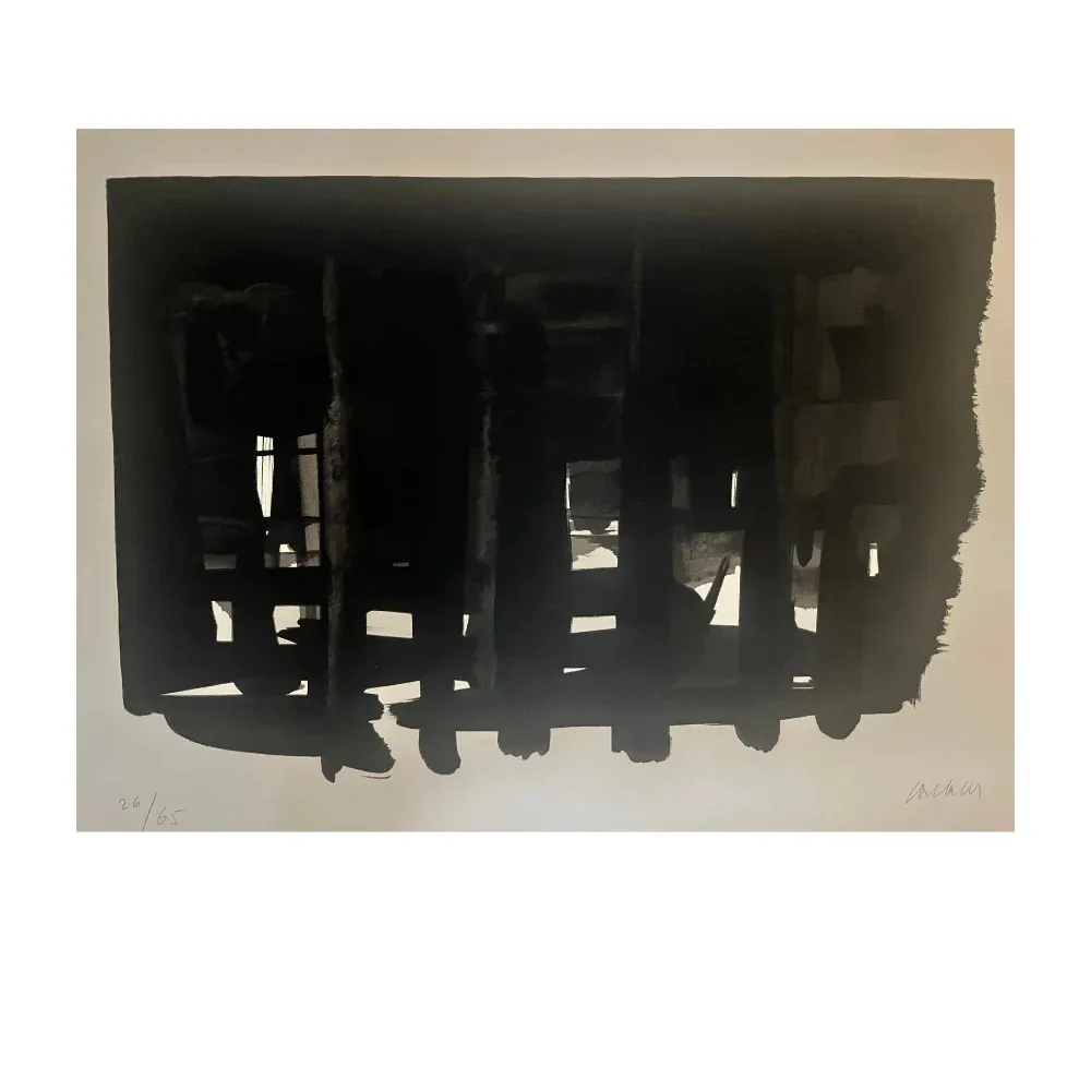 Lithografie Soulages - Lithographie 16, 1964
