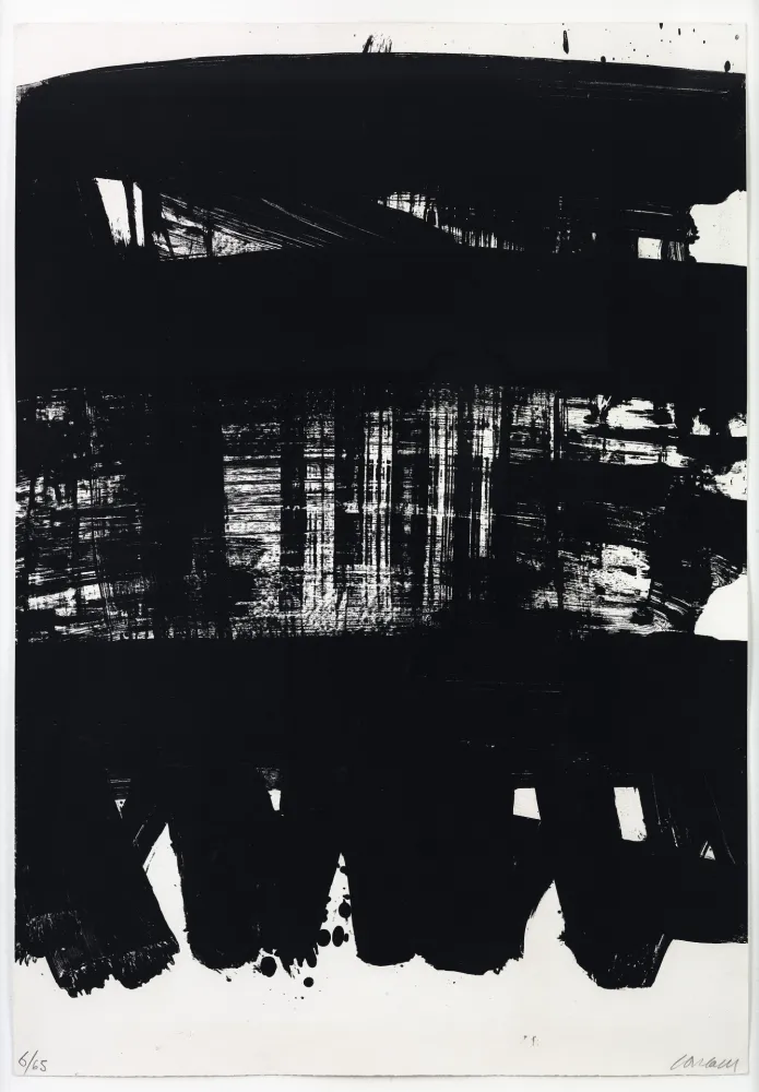 Lithografie Soulages - Lithographie 21