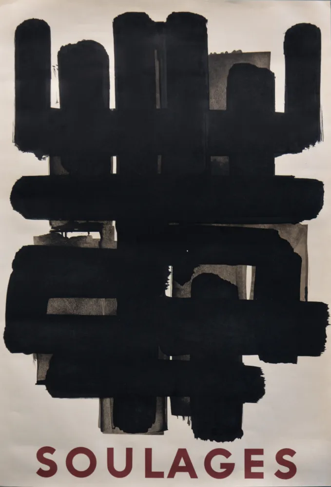 Lithografie Soulages - Lithographie n° 3 Berggruen, 1958
