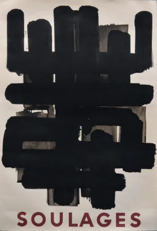 Lithografie Soulages - Lithographie n° 3 Berggruen, 1958