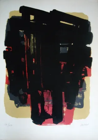 Lithografie Soulages - Lithographie n° 8