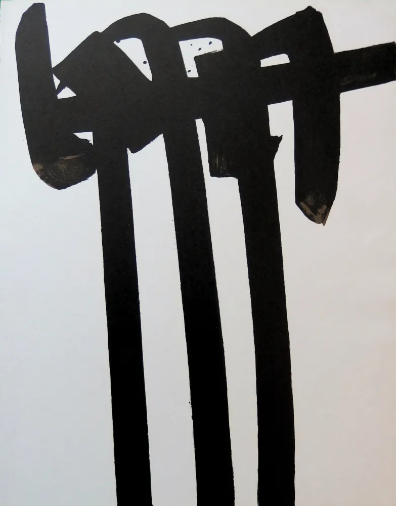 Lithografie Soulages - Lithographie n°28