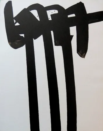 Lithografie Soulages - Lithographie n°28