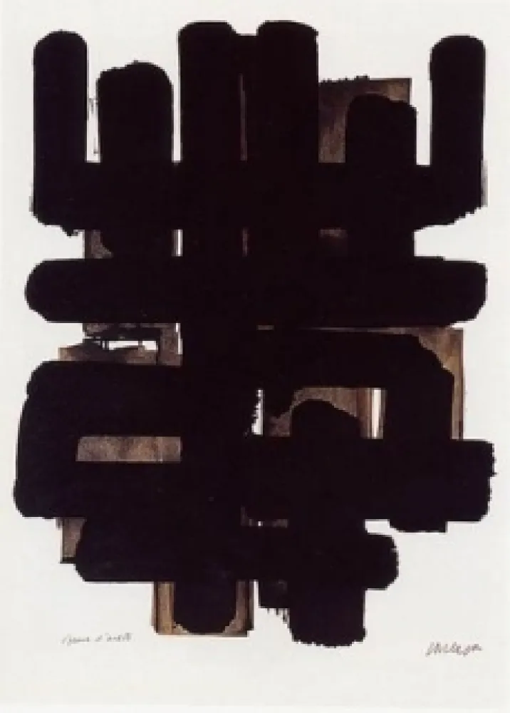 Lithografie Soulages - Lithographie n°3