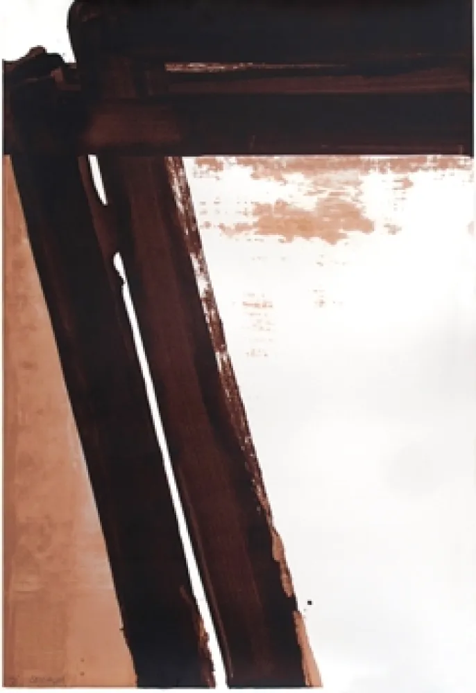 Zeefdruk Soulages - Sérigraphie 15