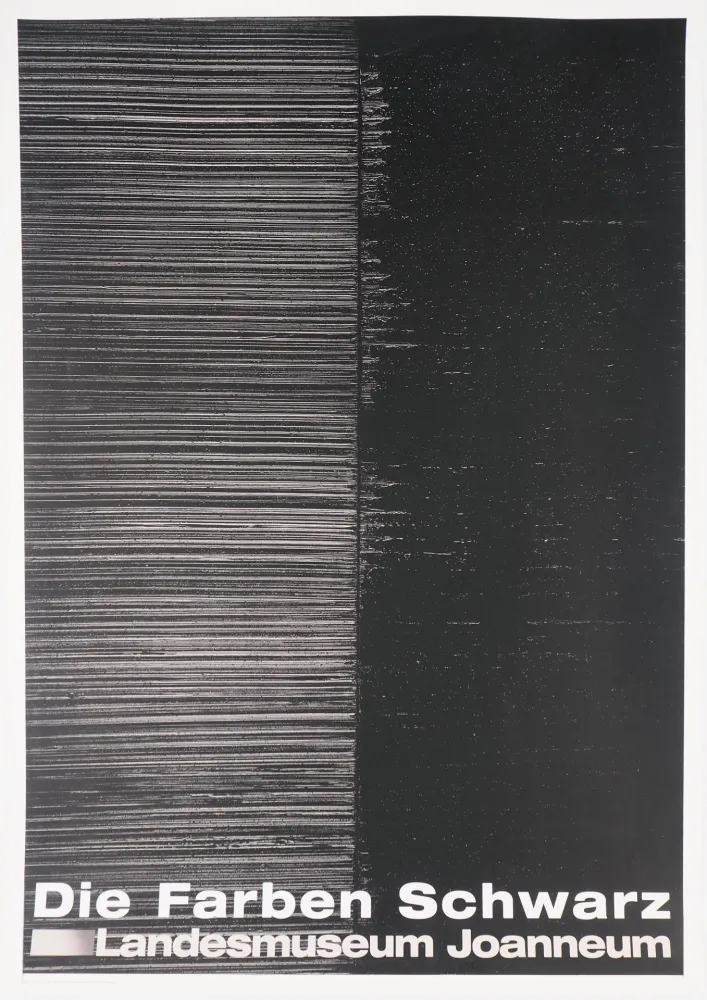 Zeefdruk Soulages - Sérigraphie n°25