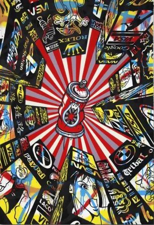 Zeefdruk Speedy Graphito - Home Street Home (Red)