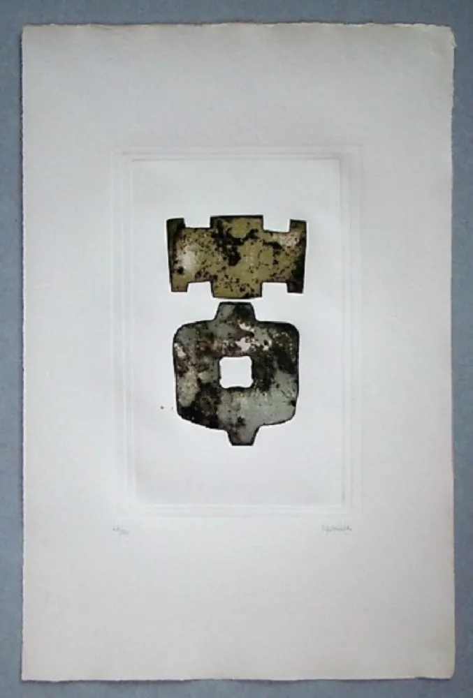 Aquatint Springer - Composition - 1970