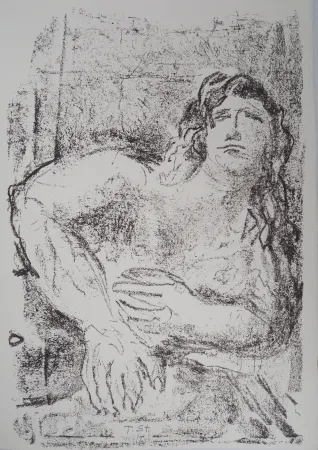 Lithografie Stadler - Portrait au matin 