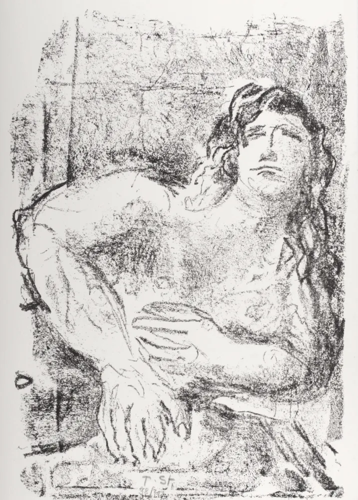 Lithografie Stadler - The Men, 1972 - Hand-signed