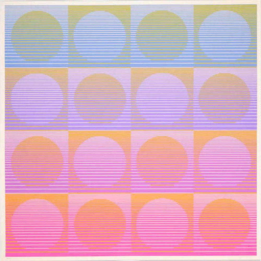 Zeefdruk Stanczak - Aerial, from Twelve Progressions