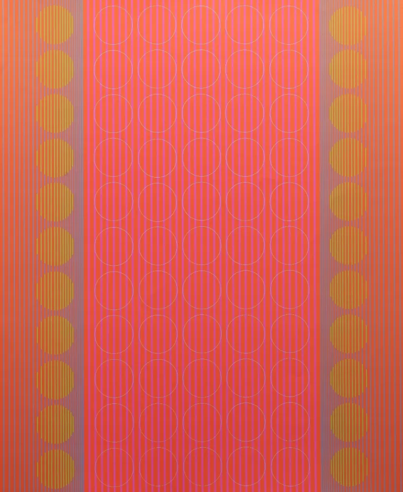 Zeefdruk Stanczak - Centered Rings, from Twelve Progressions