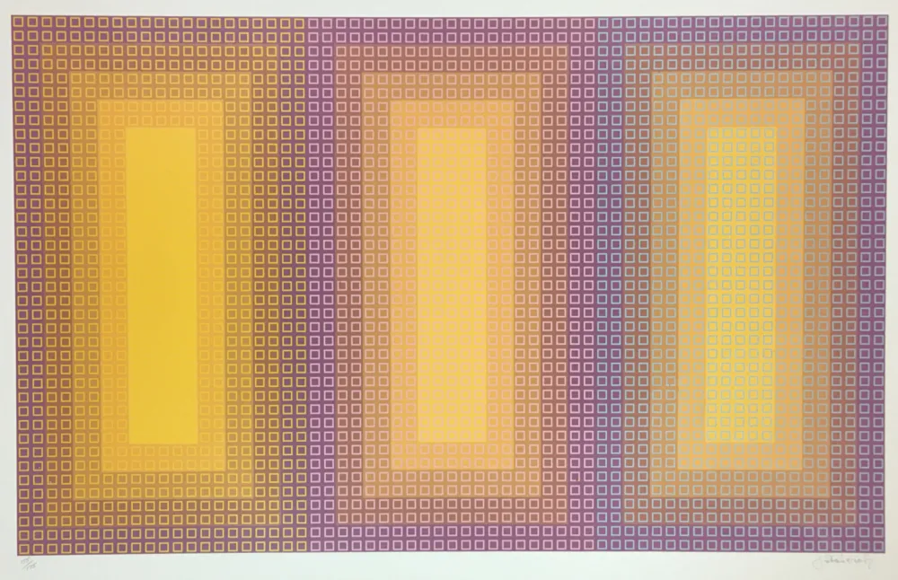 Zeefdruk Stanczak - Tempo of Three