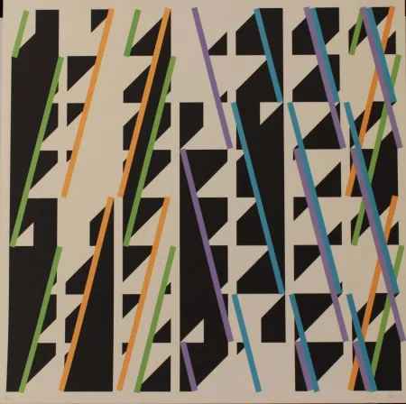 Lithografie Steele - SYNTAGM I - EXACTA FROM CONSTRUCTIVISM TO SYSTEMATIC ART 1918-1985