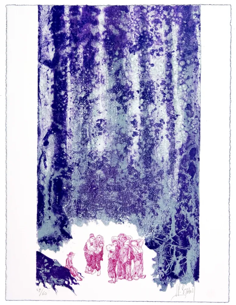 Lithografie Stholl - Le petit poucet 3