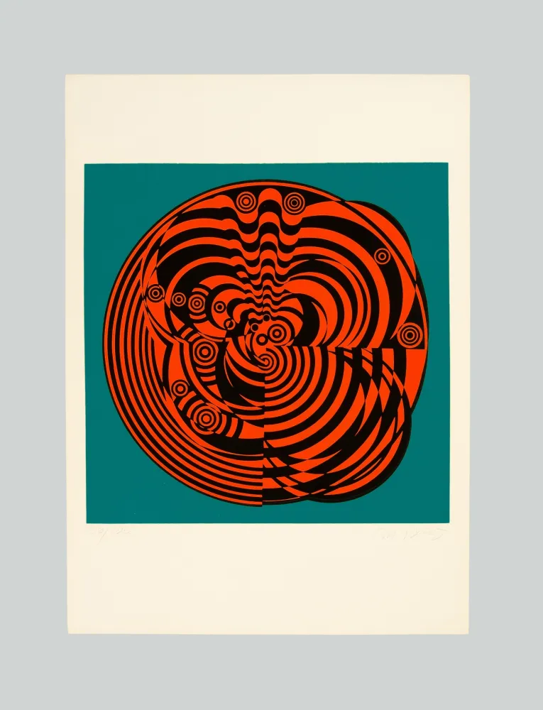 Zeefdruk Sutej - Composition