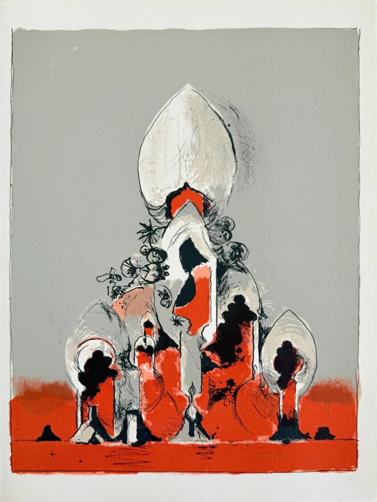 Lithografie Sutherland - Hommage à San Lazzaro