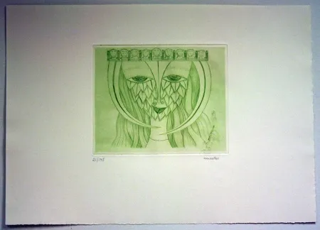 Gravure Svanberg - Dromkvinnans kyss