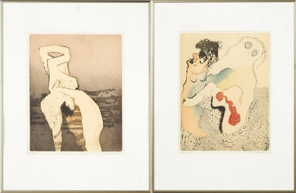 Ets En Aquatint Tanning - En chair et en or