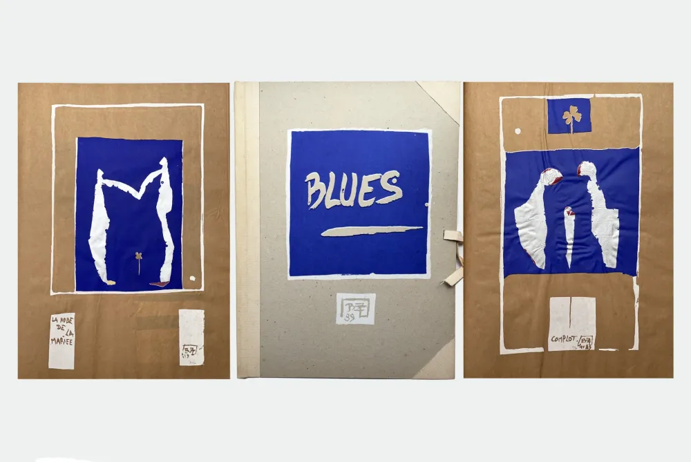 Geïllustreerd Boek Tanquerel - BLUES. 22 sérigraphies originales (album 1989)