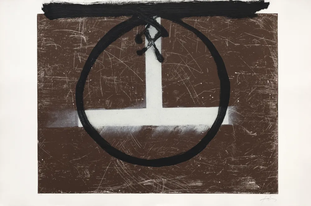 Gravure Tàpies - Cercle 